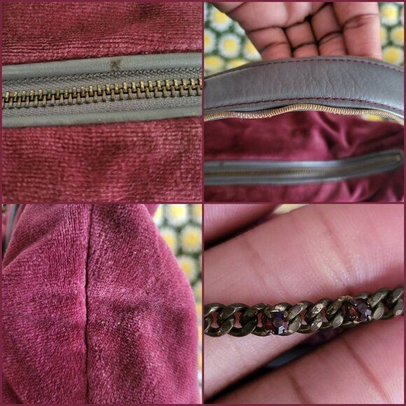 Juicy Couture "Juicy is for Life" Velour Handbag - Picture 11 of 14